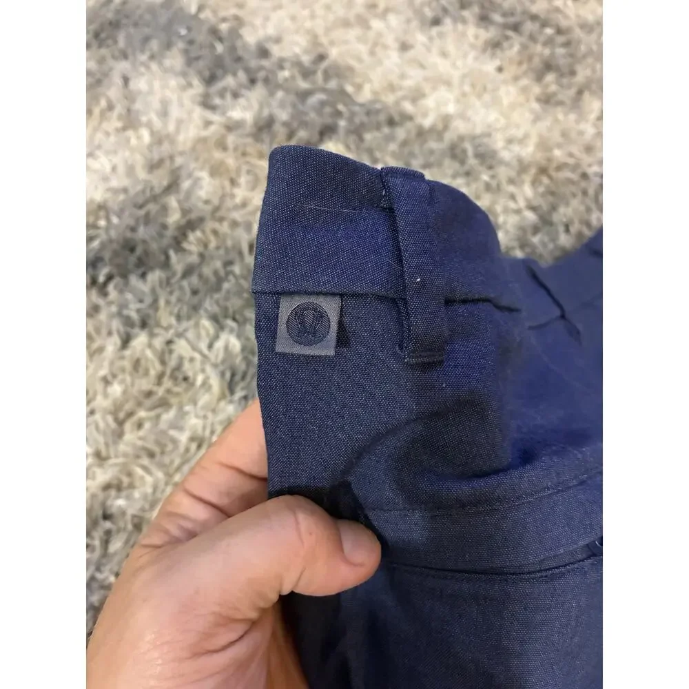 Lululemon Commission Classic Fit Shorts Mens 36x7 Dark Navy (No Tag) Warpstreme